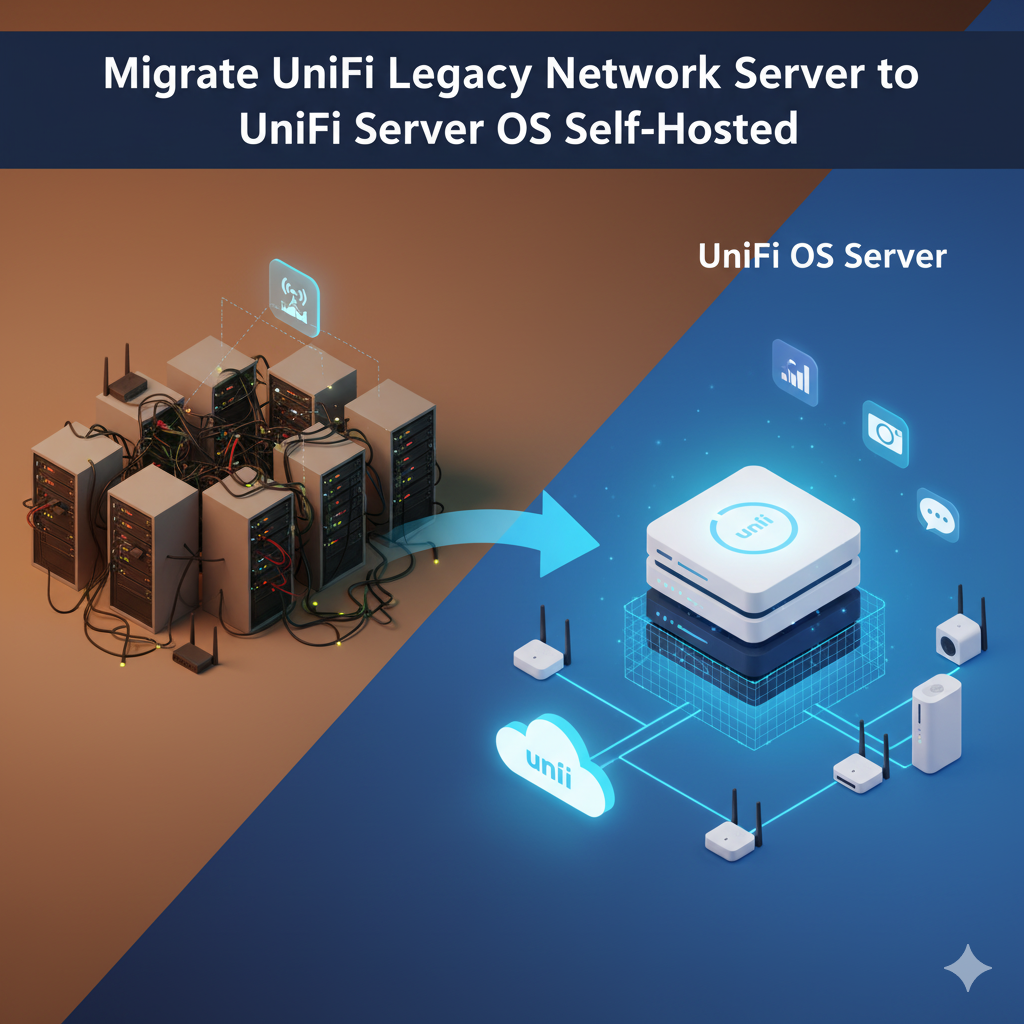 Migrate UniFi Legacy Network Server to UniFi Server OS Self Hosted