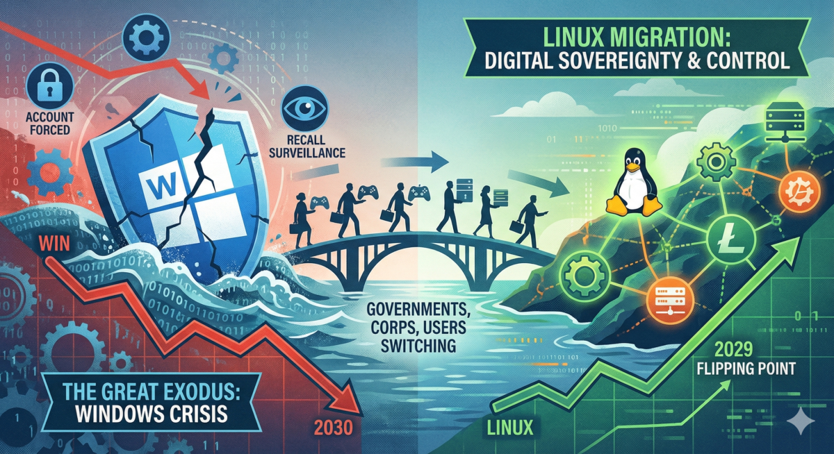 Windows exodus crisis