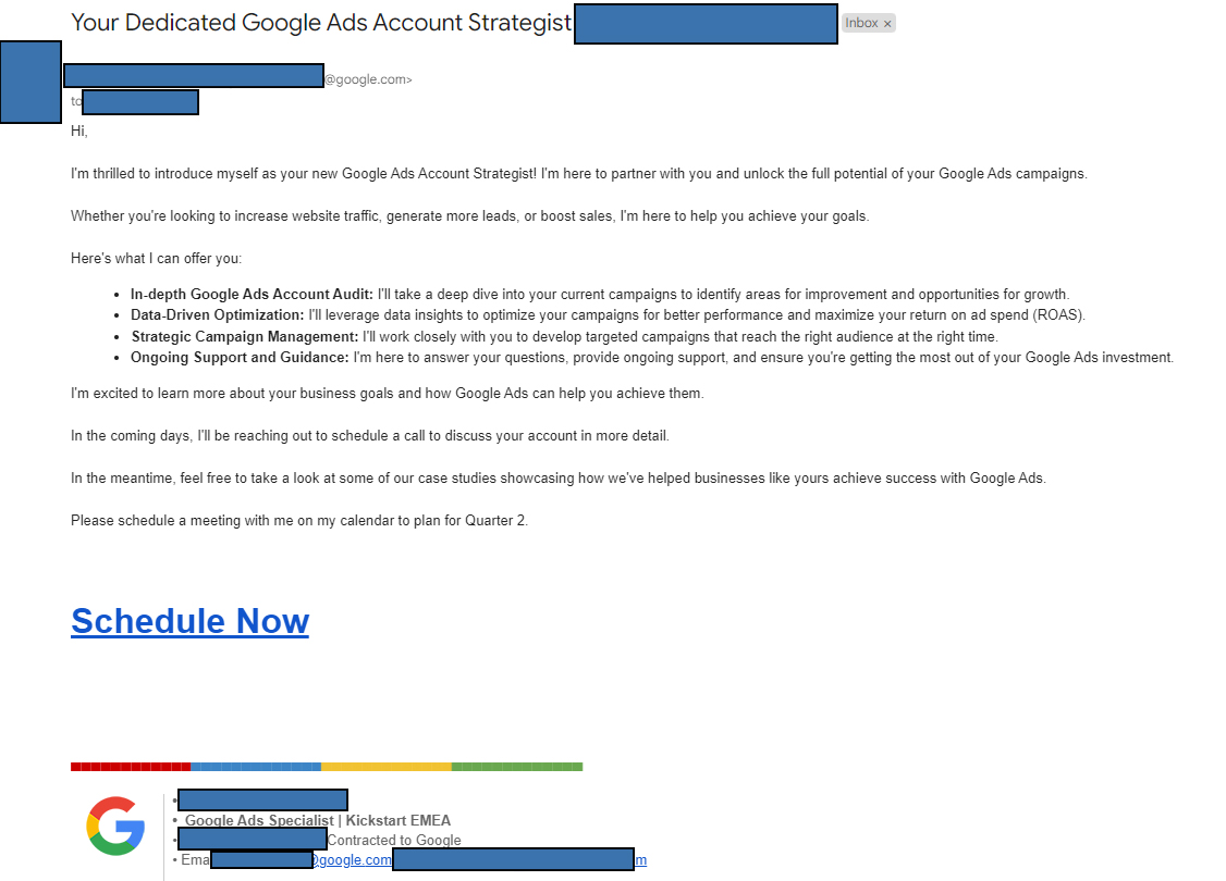 Google ads specialist