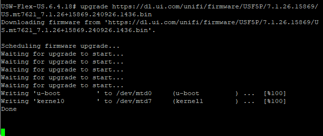 Unifi usw flex firmware upgrade