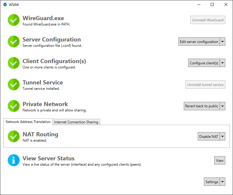 Wireguard server windows server