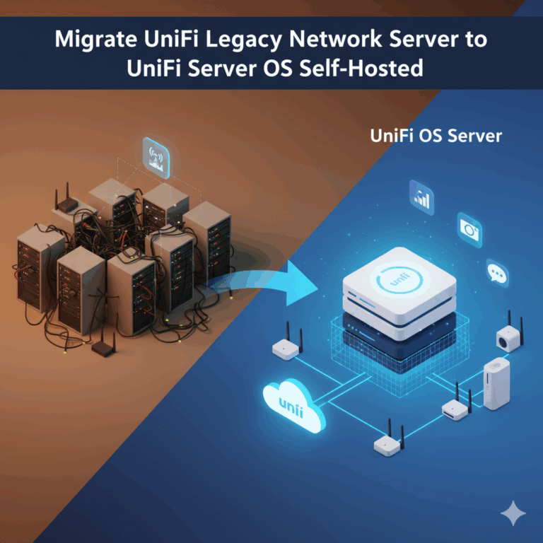 Migrate UniFi Legacy Network Server to UniFi Server OS Self-Hosted