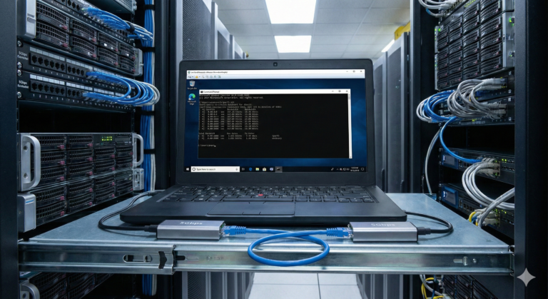 How to Certify a Network Cable at 5Gbps Using a Single Laptop